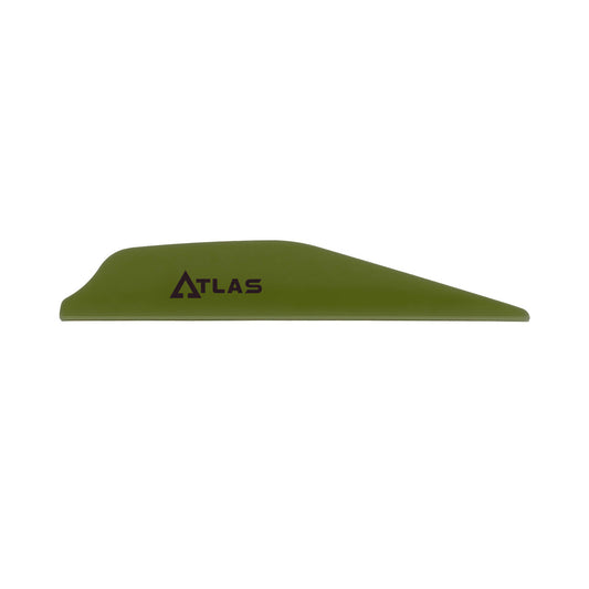 Atlas Vane 2.8" - OD Green - 36 Pack